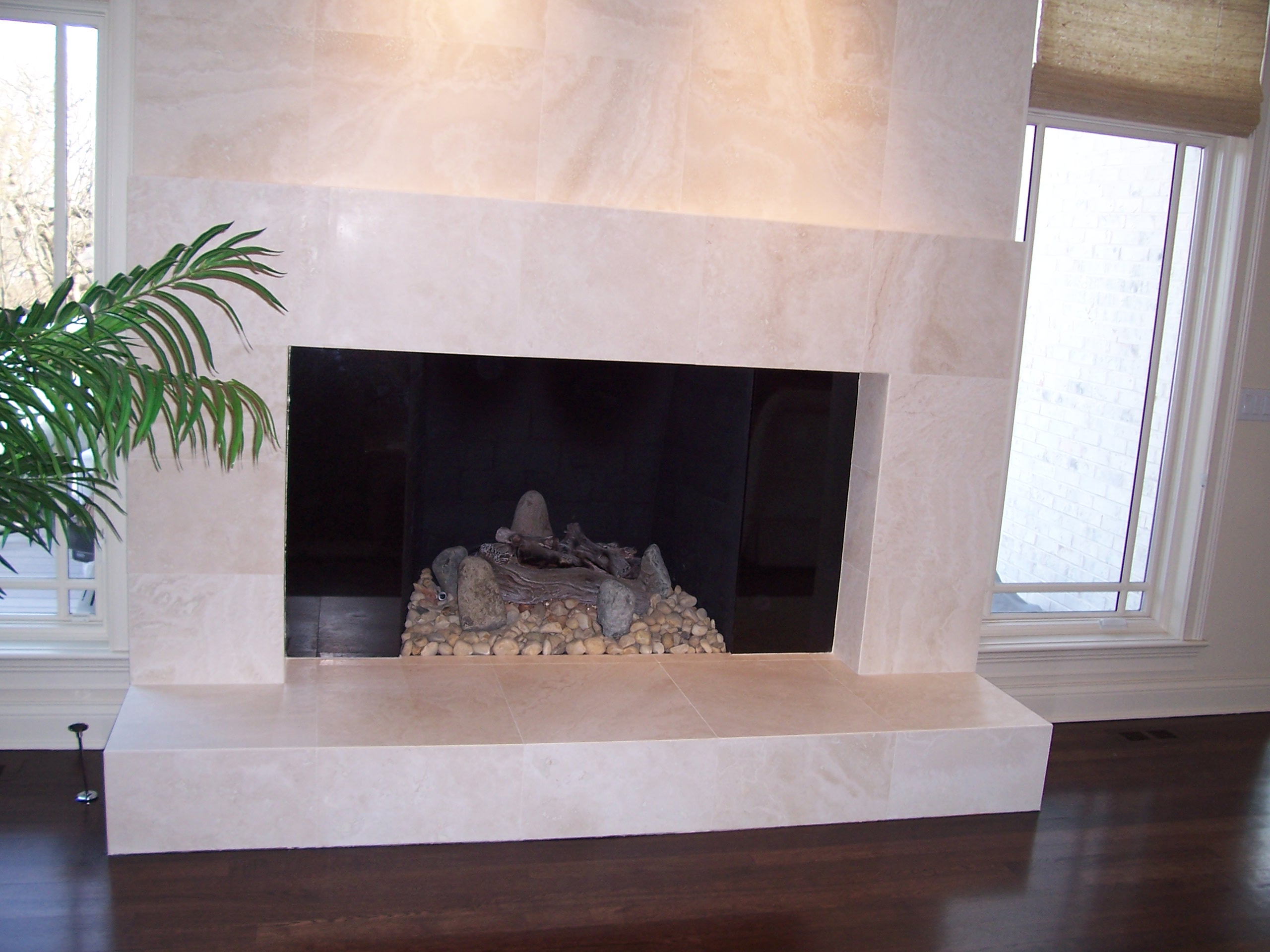 Nothing is more personal than a custom-designed fireplace. The appearance of a well-crafted wall unit with stone tiles and mantle can dominate the entire living